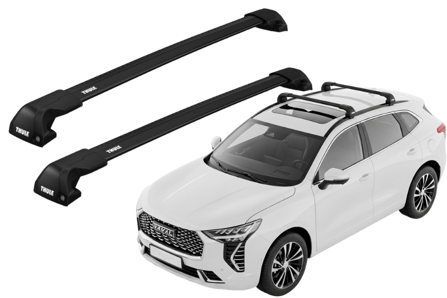 Barras THULE EDGE Flush para autos HAVAL Jolion desde 2021 negro