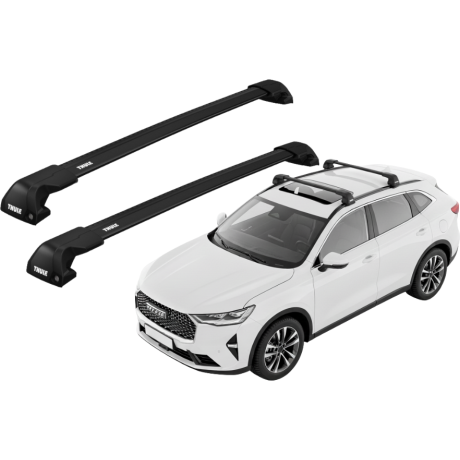Barras THULE EDGE Flush para autos HAVAL H6 desde 2021 negro