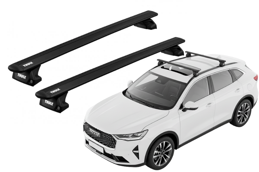 Barras THULE EVO WingBar para autos HAVAL H6 desde 2021 negro