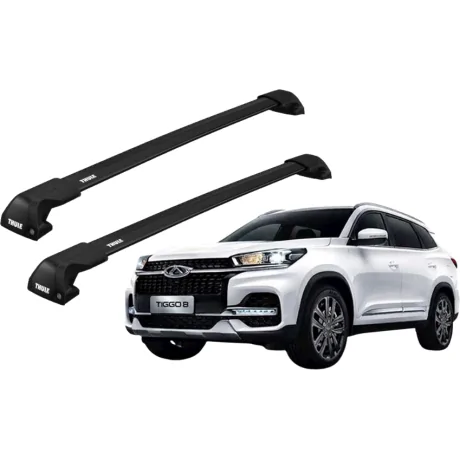 Barras THULE EDGE Flush para autos KIA e-Niro desde 2018 negro