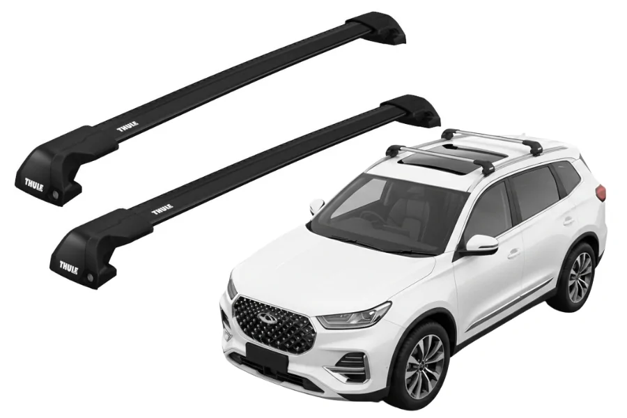 Barras THULE EDGE Flush para autos KIA e-Niro desde 2018 negro