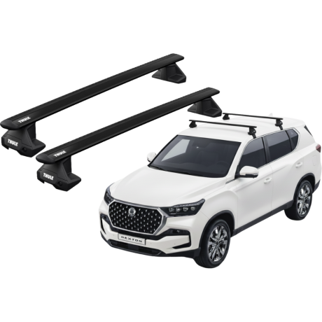 Barras THULE EVO WingBar para autos SSANGYONG Rexton desde 2022 negro