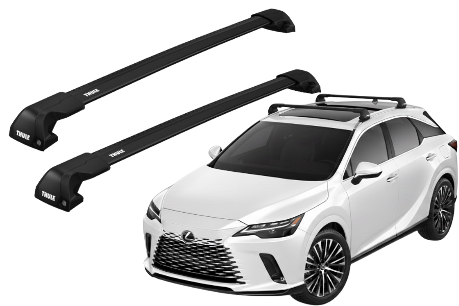 Barras THULE EDGE Flush para autos LEXUS RX-Series desde 2023 negro