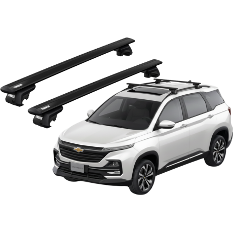 Barras THULE EVO WingBar para autos CHEVROLET Captiva 2021 negro