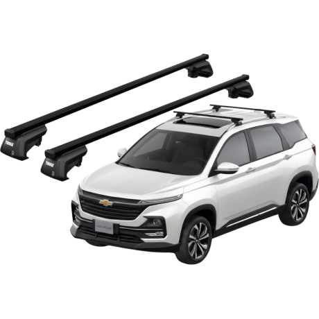 Barras THULE EVO SquareBar para autos CHEVROLET Captiva 2021-