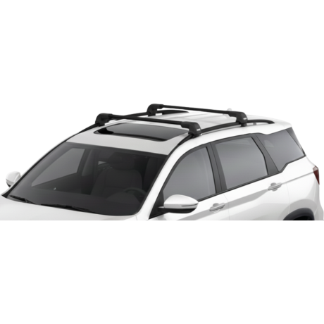 Barras THULE EDGE Flush para autos CHEVROLET Captiva 2021 negro