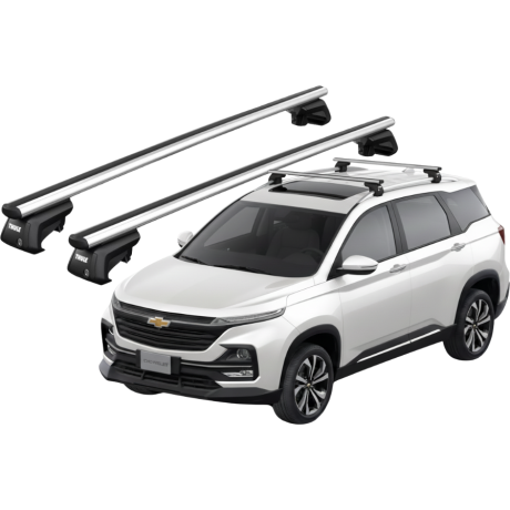 Barras THULE SmartRack XT AluBar para autos CHEVROLET Captiva 2021-