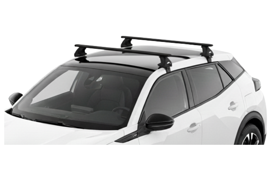 Barras THULE EVO WingBar para autos PEUGEOT 2008 desde 2020 negro