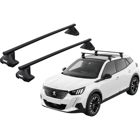 Barras THULE EVO SquareBar para autos PEUGEOT 2008 desde 2020