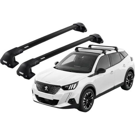 Barras THULE EDGE Flush para autos PEUGEOT 2008 desde 2020 negro