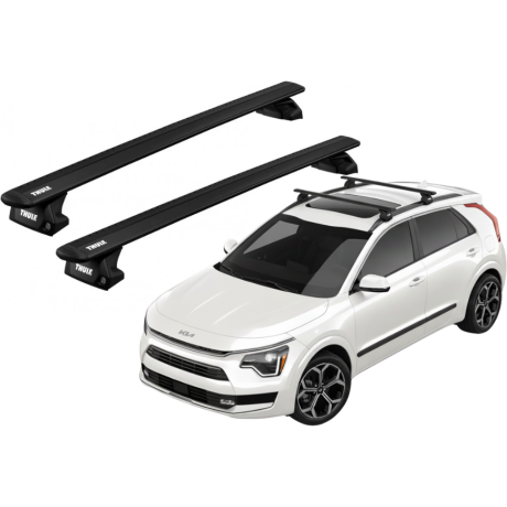 Barras THULE EVO WingBar para autos KIA Niro 2023 - negro