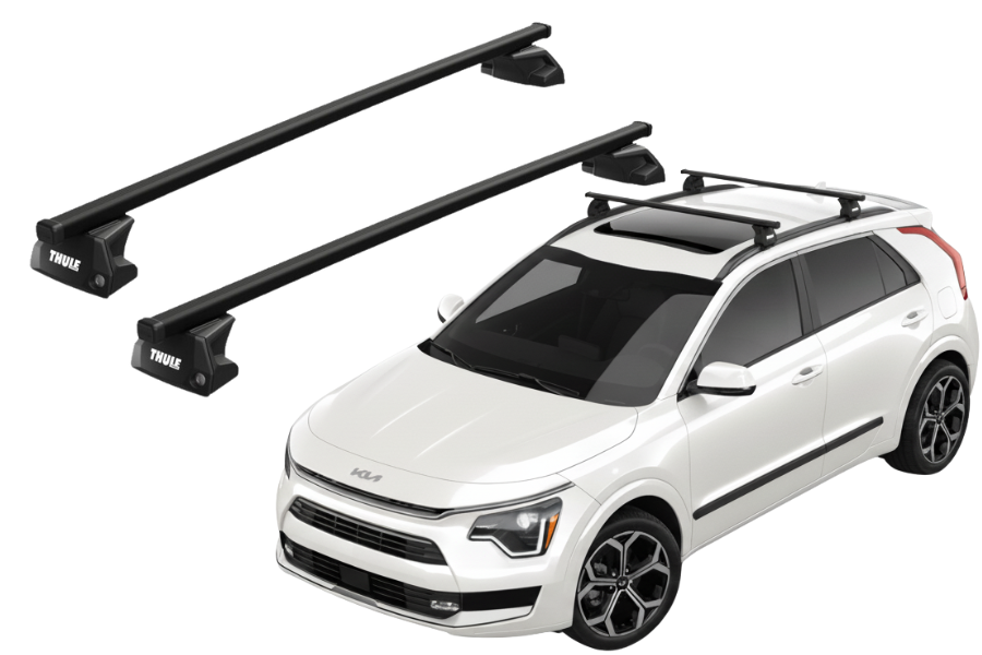 Barras THULE EVO SquareBar para autos KIA Niro 2023 -