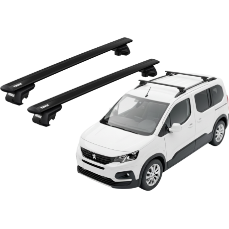 Barras THULE EVO WingBar para autos PEUGEOT Rifter desde 2019 negro
