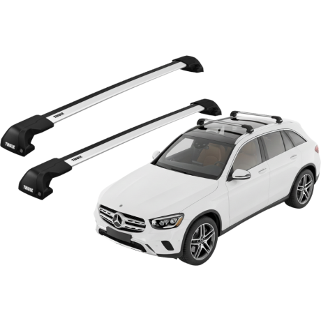 Barras THULE EDGE Flush para autos MERCEDES BENZ GLC desde 2015 al 2023