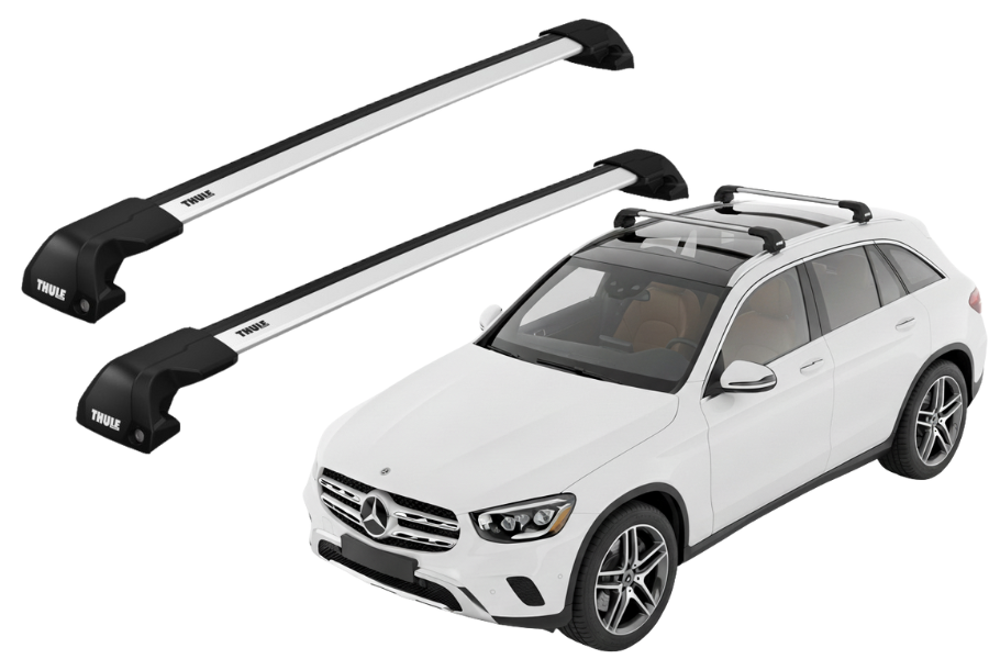 Barras THULE EDGE Flush para autos MERCEDES BENZ GLC desde 2015 al 2023