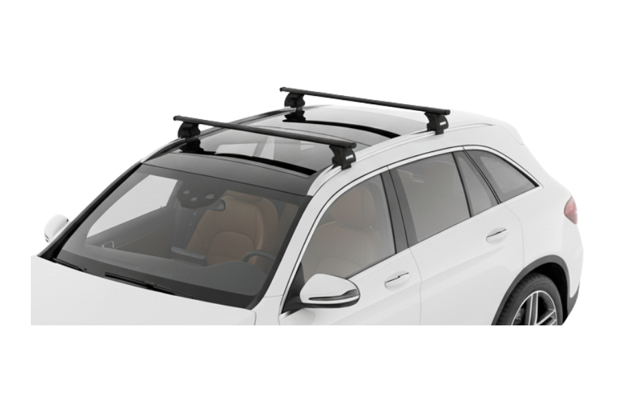 Barras THULE EVO SquareBar para autos MERCEDES BENZ GLC desde 2015 al 2023