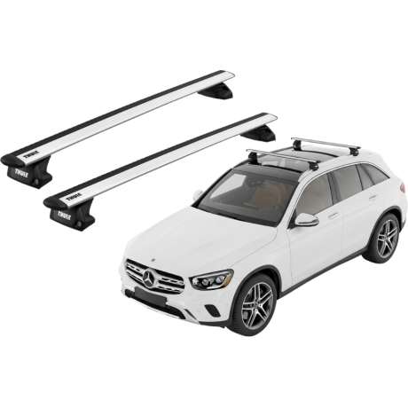 Barras THULE EVO WingBar para autos MERCEDES BENZ GLC desde 2015 al 2023