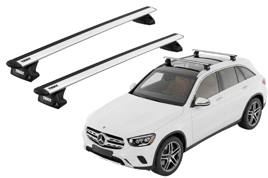Barras THULE EVO WingBar para autos MERCEDES BENZ GLC desde 2015 al 2023