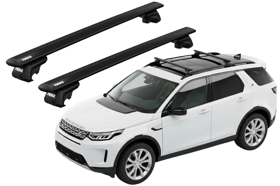 Barras THULE EVO WingBar para autos LAND ROVER Discovery Sport desde 2015 negro