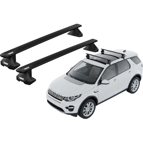 Barras THULE EVO WingBar para autos LAND ROVER Discovery Sport desde 2015 negro