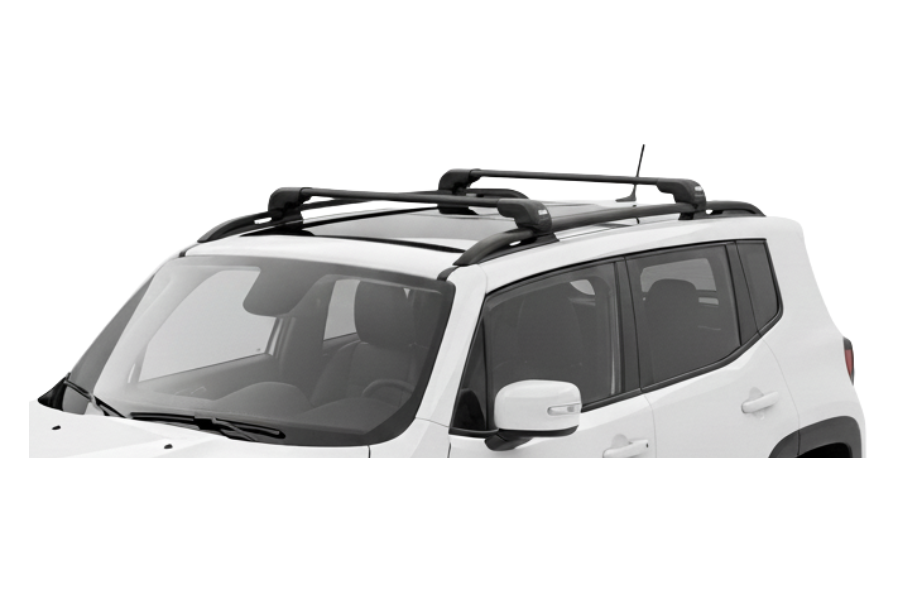 Barras THULE EDGE Flush para autos JEEP Renegade desde 2015 negro