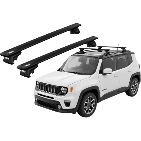 Barras THULE EVO WingBar para autos JEEP Renegade desde 2015 negro