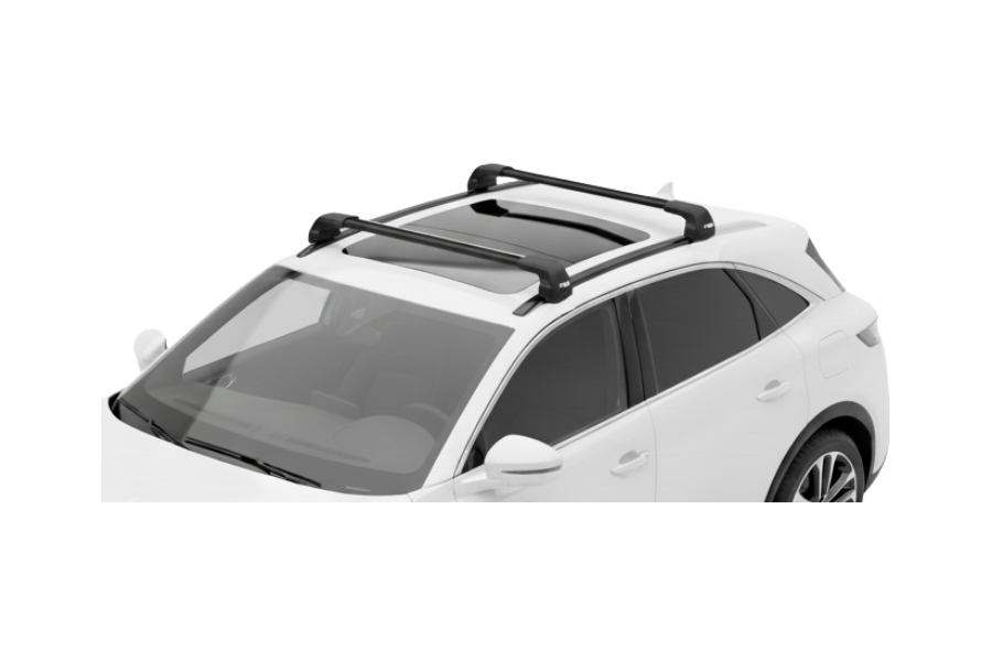 Barras THULE EDGE Flush para autos CITROEN DS7 Crossback desde 2018 negro
