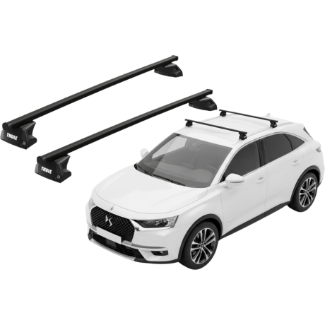 Barras THULE EVO SquareBar para autos CITROEN DS7 Crossback desde 2018