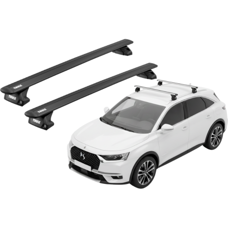 Barras THULE EVO WingBar para autos CITROEN DS7 Crossback desde 2018 negro