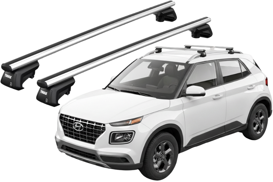 Barras THULE SmartRack XT AluBar para autos HYUNDAI Venue desde 2020
