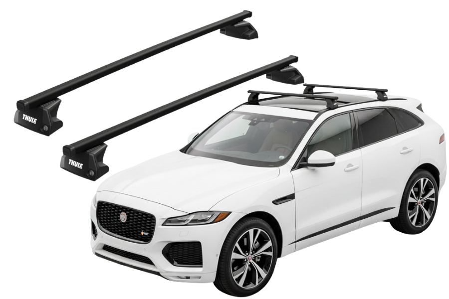 Barras THULE EVO SquareBar para autos JAGUAR F-Pace desde 2016
