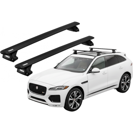 Barras THULE EVO WingBar para autos JAGUAR F-Pace desde 2016 negro
