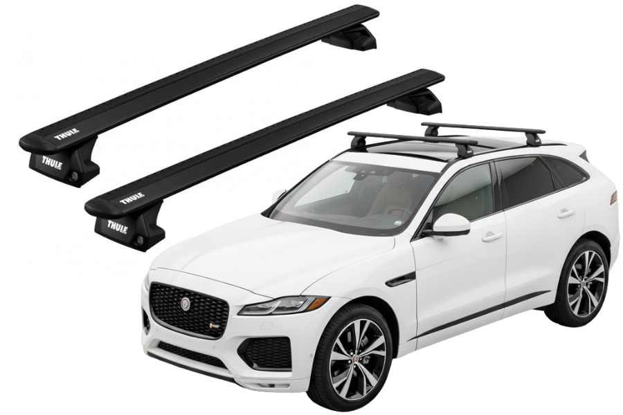 Barras THULE EVO WingBar para autos JAGUAR F-Pace desde 2016 negro