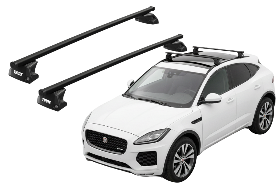 Barras THULE EVO SquareBar para autos JAGUAR E-Pace desde 2018