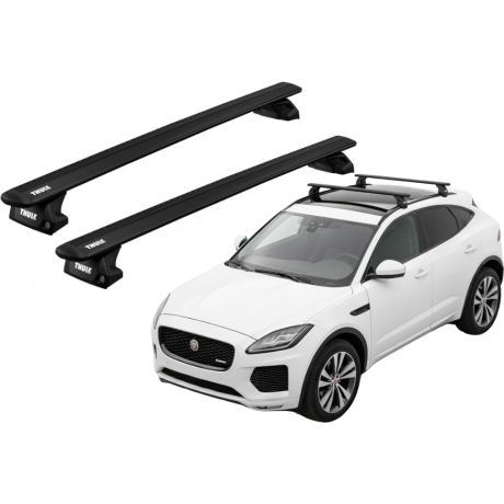 Barras THULE EVO WingBar para autos JAGUAR E-Pace desde 2018 negro