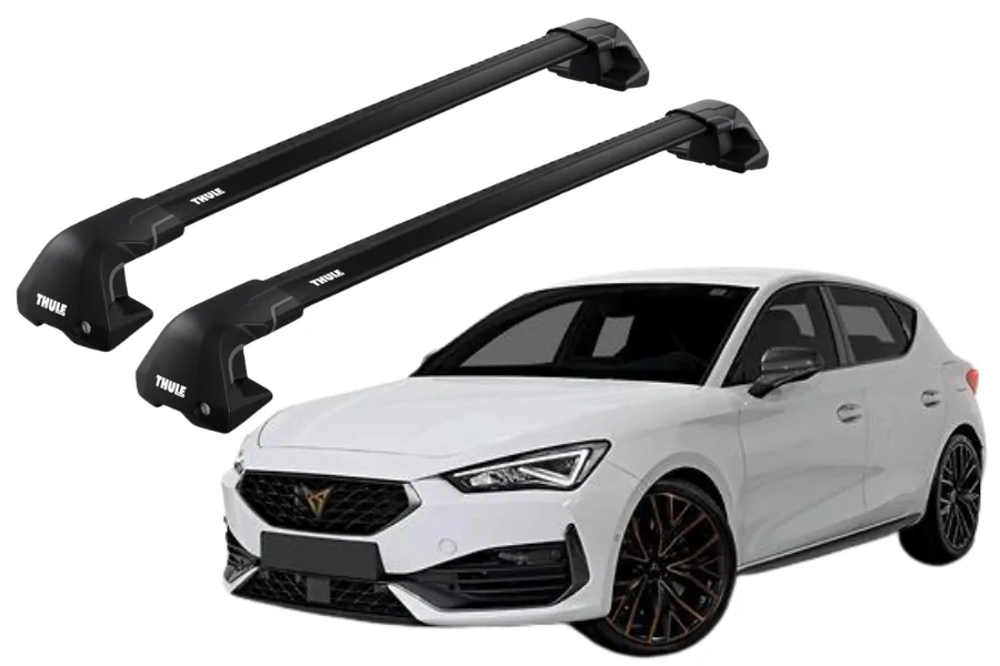Barras THULE EDGE Flush para autos CUPRA León desde 2020 - 2024 negro