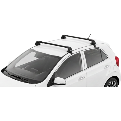 Barras THULE EDGE Flush para autos KIA Morning desde 2017 negro