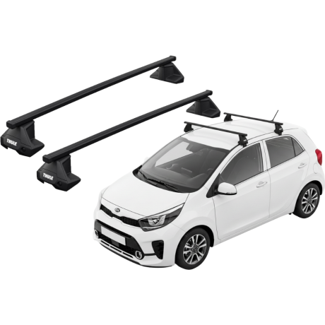 Barras THULE EVO SquareBar para autos KIA Morning desde 2017