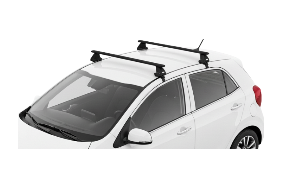 Barras THULE EVO WingBar para autos KIA Morning desde 2017 negro