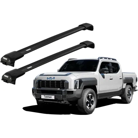 Barras THULE EDGE Flush para autos KIA Tasman desde 2023 negro