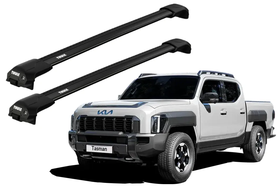 Barras THULE EDGE Flush para autos KIA Tasman desde 2023 negro