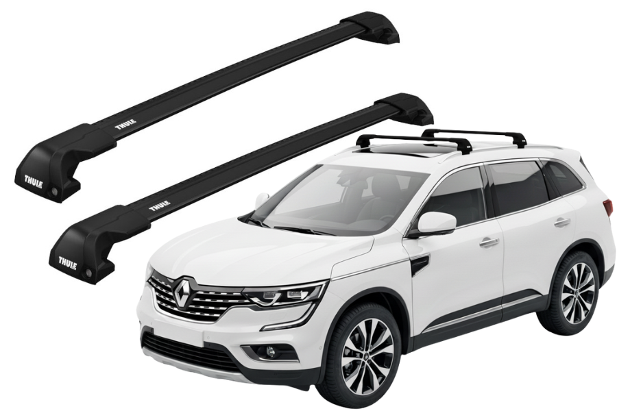 Barras THULE EDGE Flush para autos RENAULT Koleos desde 2017- negro