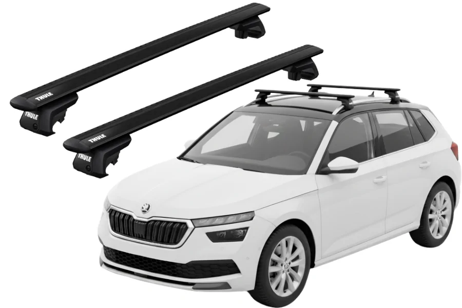 Barras THULE EVO WingBar para autos SKODA Kamiq desde 2020 negro