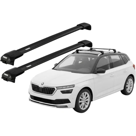 Barras THULE EDGE Flush para autos SKODA Kamiq desde 2020 negro