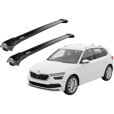 Barras THULE EDGE para autos SKODA Kamiq desde 2020 negro