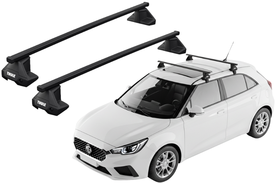 Barras THULE EVO SquareBar para autos MG 3 desde 2012 - 2024