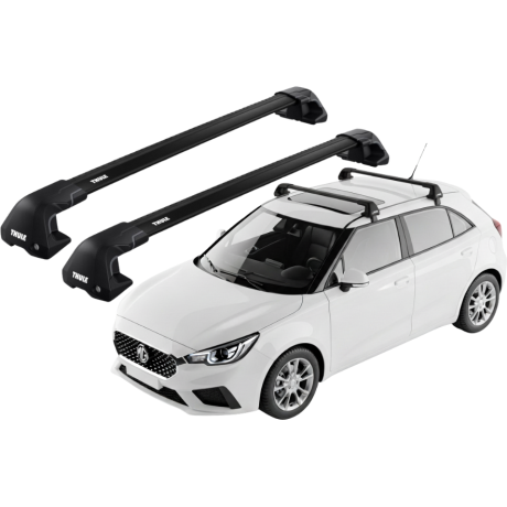 Barras THULE EDGE Flush para autos MG 3 desde 2012 - 2024 negro