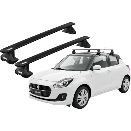 Barras THULE EVO WingBar para autos SUZUKI Swift desde 2018- negro