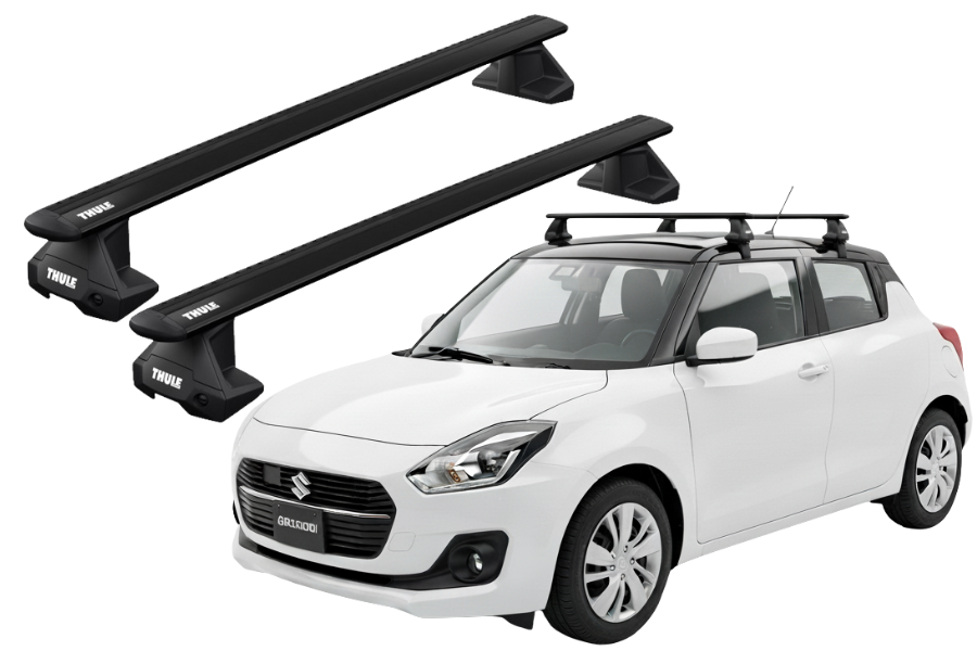 Barras THULE EVO WingBar para autos SUZUKI Swift desde 2018- negro