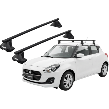 Barras THULE EVO SquareBar para autos SUZUKI Swift desde 2018-